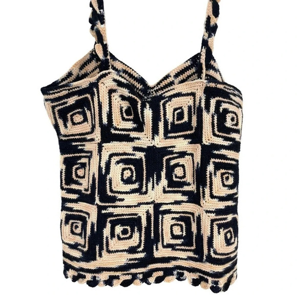 Ulla Johnson Lucia Space Dye Crochet Knit Tank Top size M/L - Picture 8 of 12